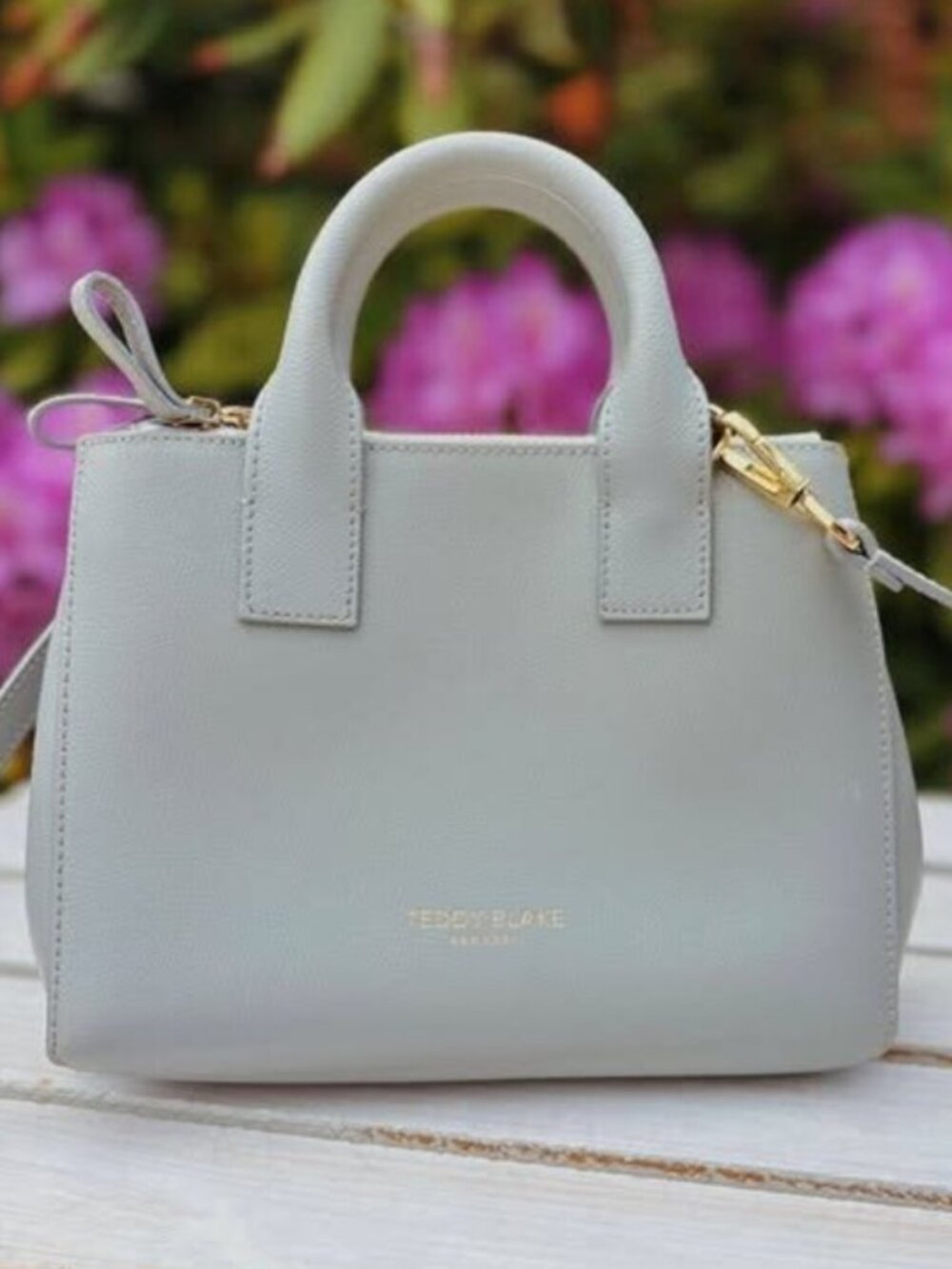 Teddy Blake Bella Palmelatto Leather Top Handle Bag